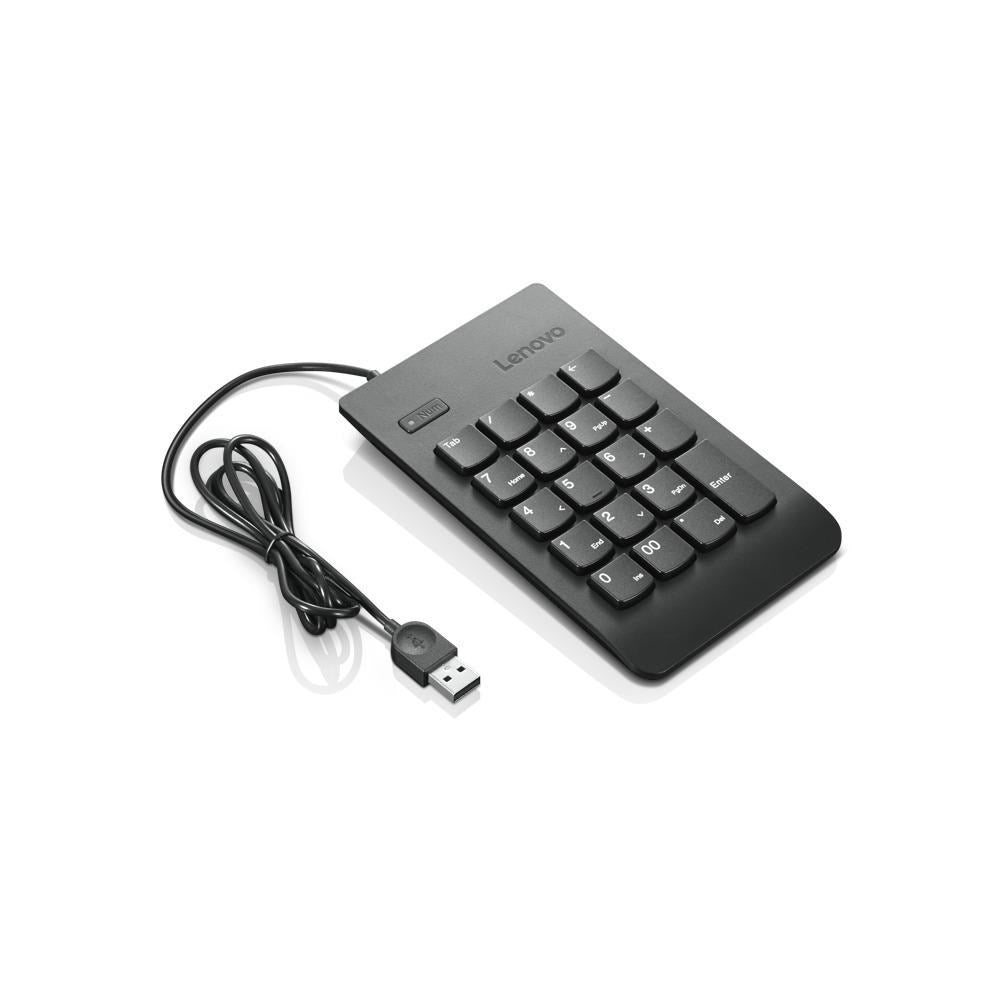 Lenovo KBD_BO Num Keypad - USB, Plug and Play, Black - Model 4Y40R38905