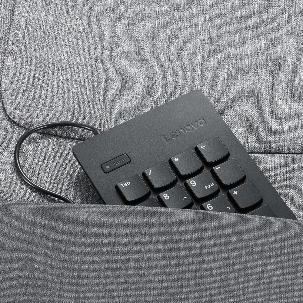 Lenovo KBD_BO Num Keypad - USB, Plug and Play, Black - Model 4Y40R38905