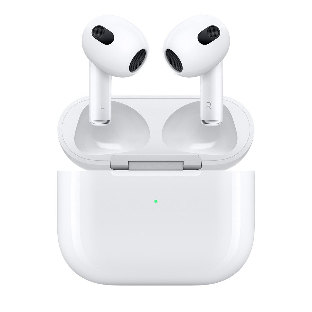 Apple AirPods 3rd Generation with Lightning Charging Case - True Wireless Earbuds - Bluetooth - White - Model MPNY3ZM/A