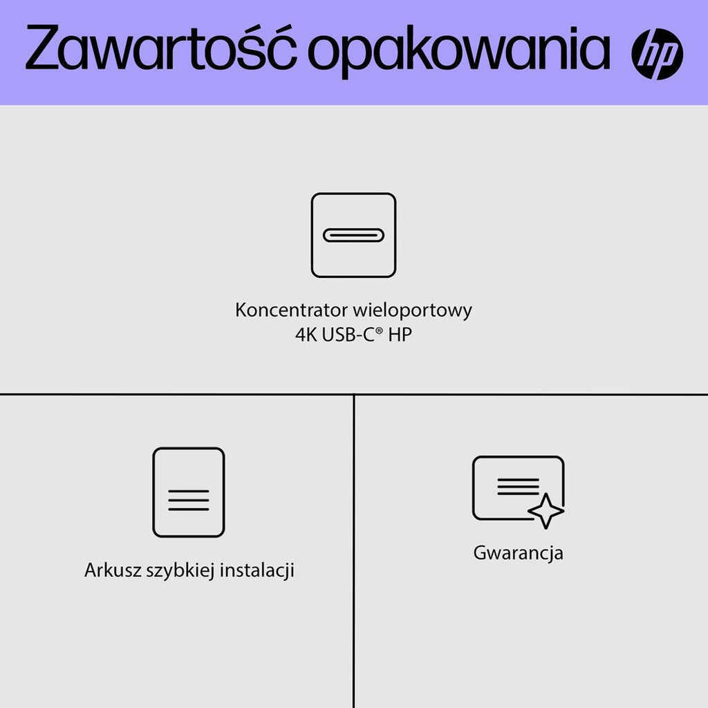 HP Port Replicator USB-C DP Europa (6G843AA#ABB)