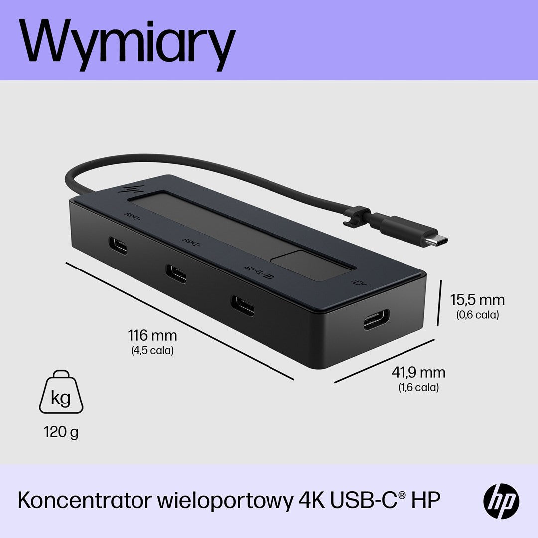 HP Port Replicator USB-C DP Europa (6G843AA#ABB)