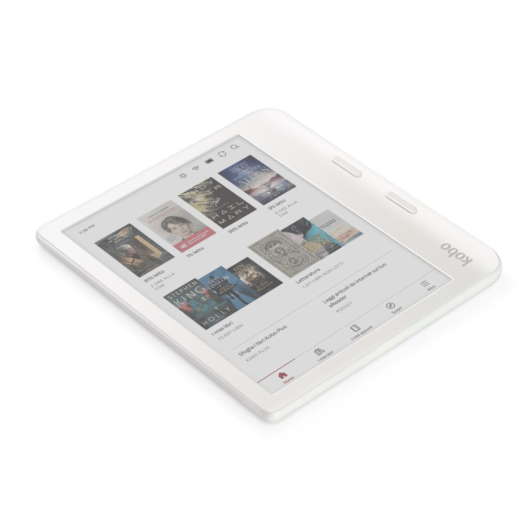 Kobo Libra Colour - eBook Reader - 32GB - 17.8 cm (7") - N428-KU-WH-K-CK