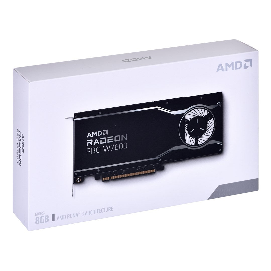 AMD Radeon Pro W7600 - Graphics Card - 8GB GDDR6 - PCIe 4.0 x8 - 100-300000077
