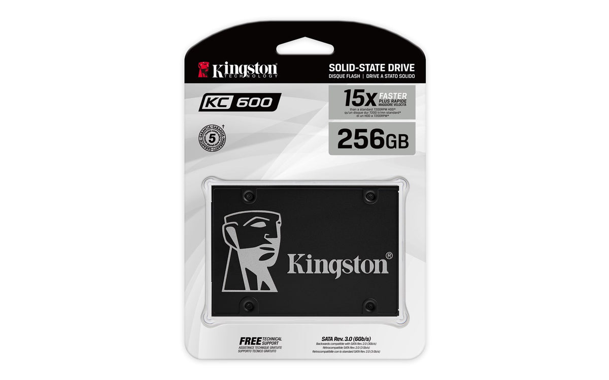 Kingston Technology KC600 2.5" 256GB SATA III 3D TLC (SKC600/256 G)