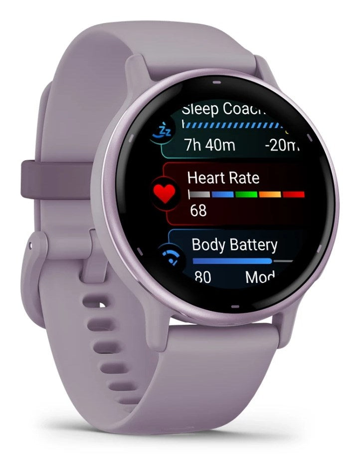 Garmin vívoactive 5 Smartwatch - Orchid - 1.2" Display - 4GB - Bluetooth, ANT+, Wi-Fi (010-02862-13)