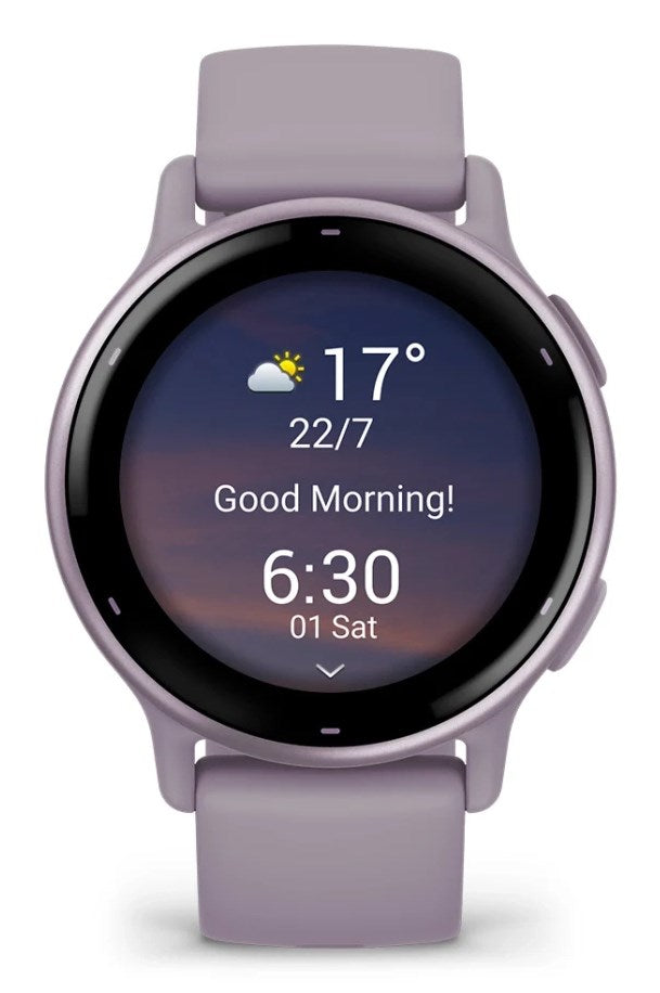 Garmin vívoactive 5 Smartwatch - Orchid - 1.2" Display - 4GB - Bluetooth, ANT+, Wi-Fi (010-02862-13)