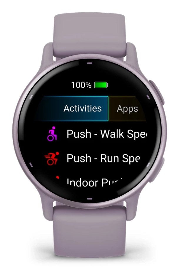 Garmin vívoactive 5 Smartwatch - Orchid - 1.2" Display - 4GB - Bluetooth, ANT+, Wi-Fi (010-02862-13)