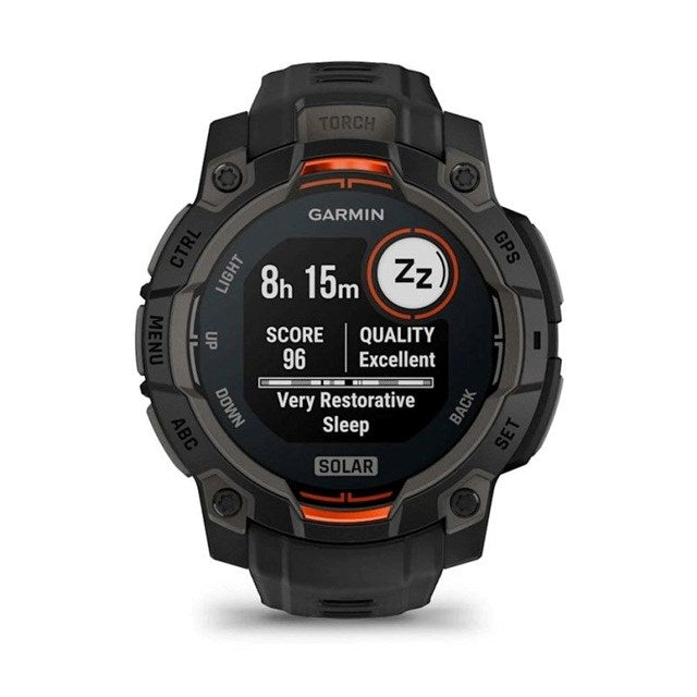GARMIN Instinct 3 - Smartwatch - 45 mm - Solar - Black (010-02934-00)