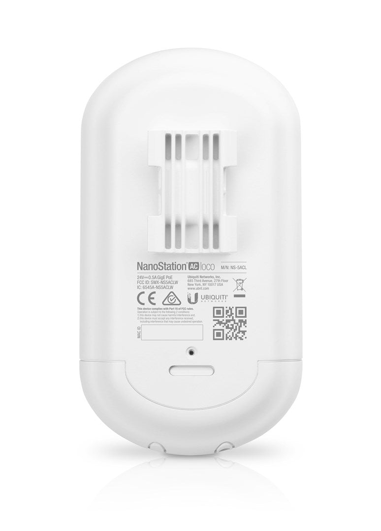 Ubiquiti NanoStation AC loco - Wireless Base Station - AirMax ac - 5 GHz - NS-5ACL