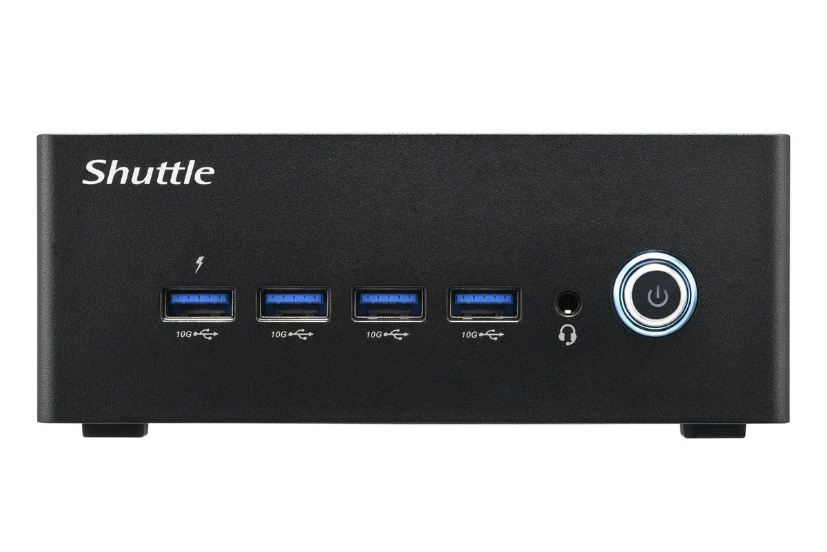 SHUTTLE XPC Nano NT10H5 Barebone Intel Core Ultra 5 125H - NT10H5 2xSODIMM 1xM.2