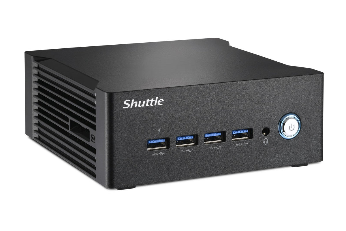 SHUTTLE XPC Nano NT10H5 Barebone Intel Core Ultra 5 125H - NT10H5 2xSODIMM 1xM.2