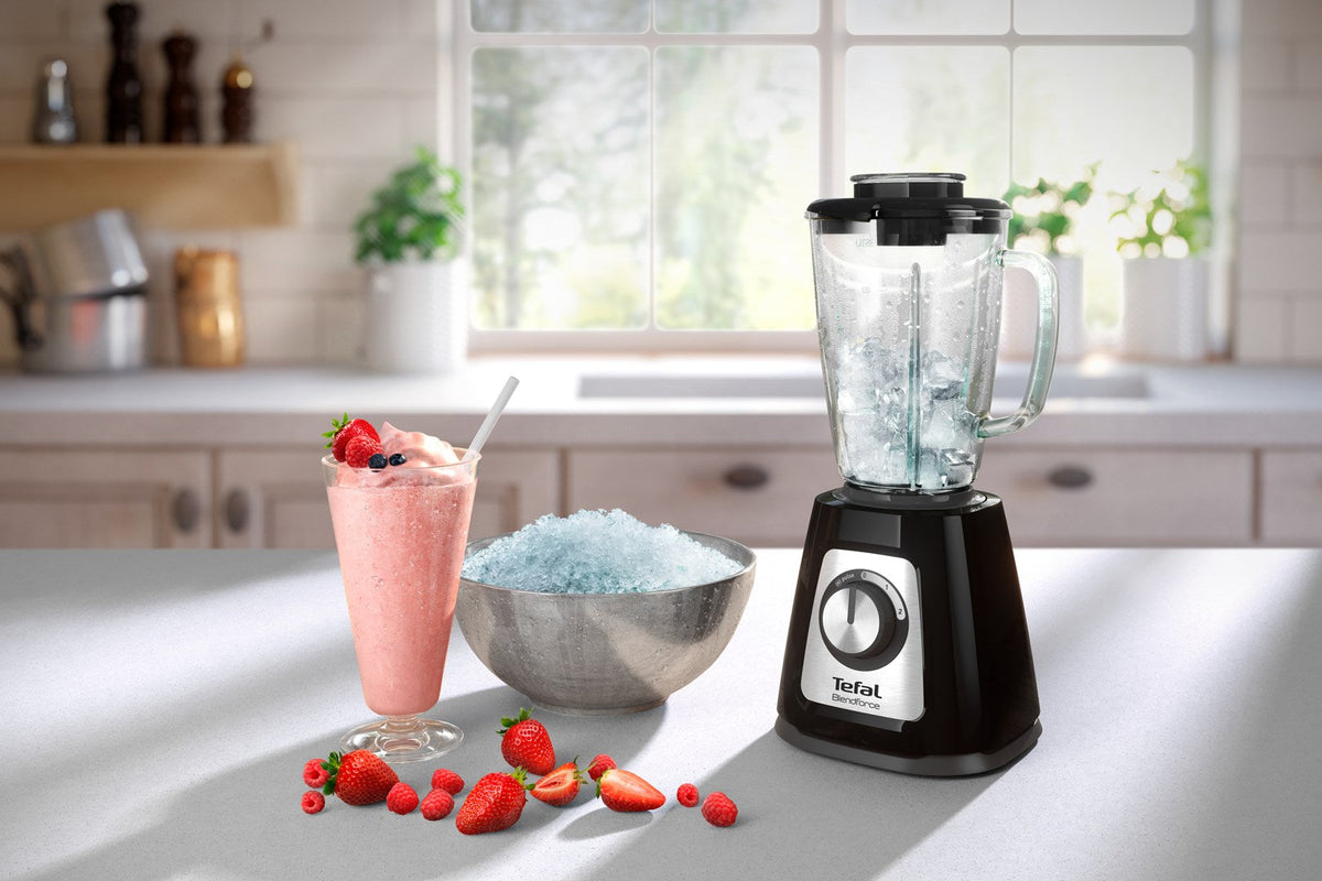 Tefal BlendForce II BL4358 Blender 1.25 L 800 W Black Brushed Steel
