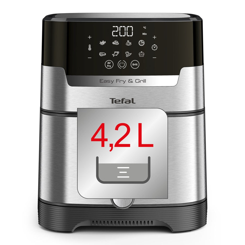 Tefal Easy Fry & Grill DELUXE (EY505D) - Hot Air Fryer - 4.2 L - 80°C to 200°C - 6 Persons