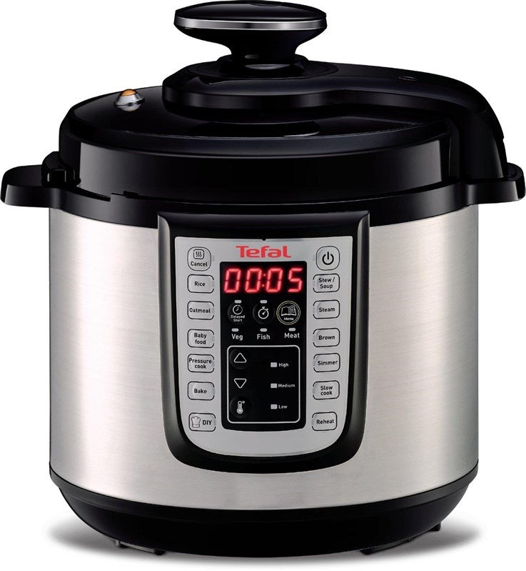 Tefal Multi Cooker - 3.8 L - Black/Silver - Model CY505EE0