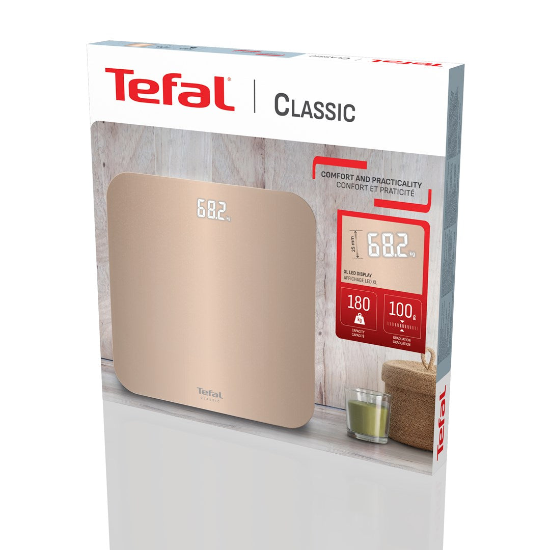 Tefal Personal Scale PP1900V0 - 180 kg Capacity, LCD Display, Beige