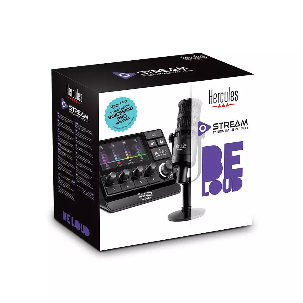 Hercules Stream Essentials Kit - Bundle Stream 200 XLR + HXD-700