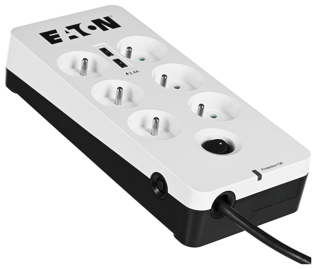 Eaton Protection Box 6 USB Surge Protector FR