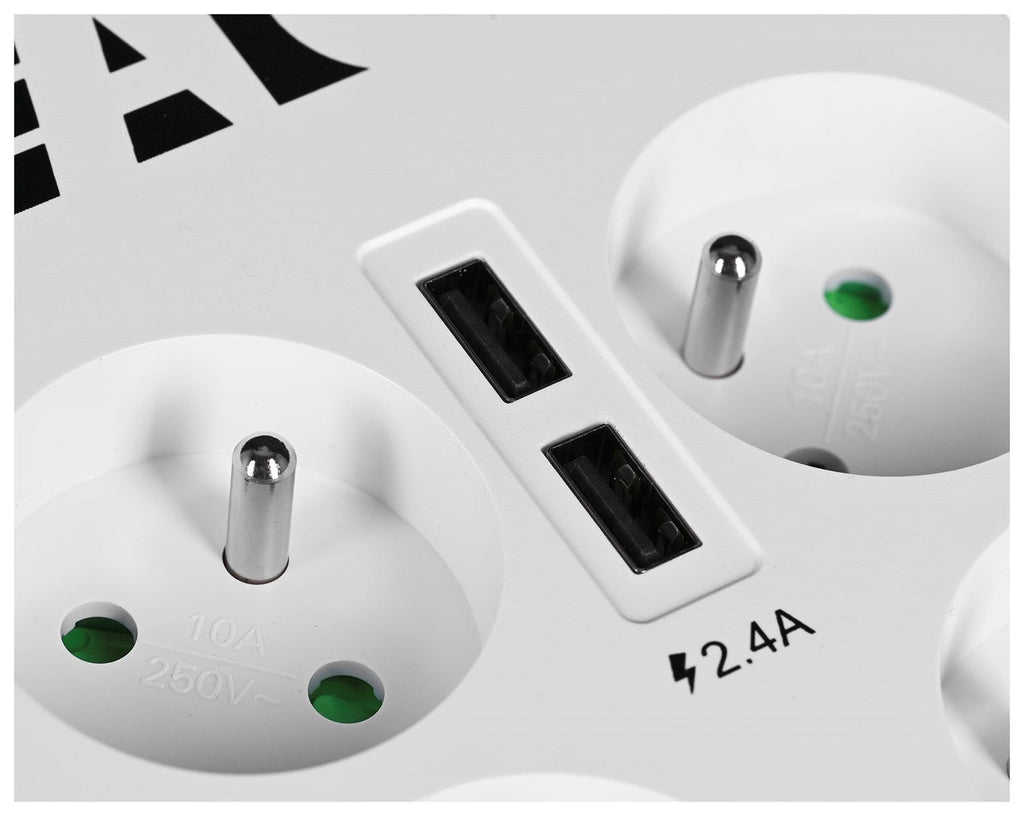 Eaton Protection Box 6 USB Surge Protector FR