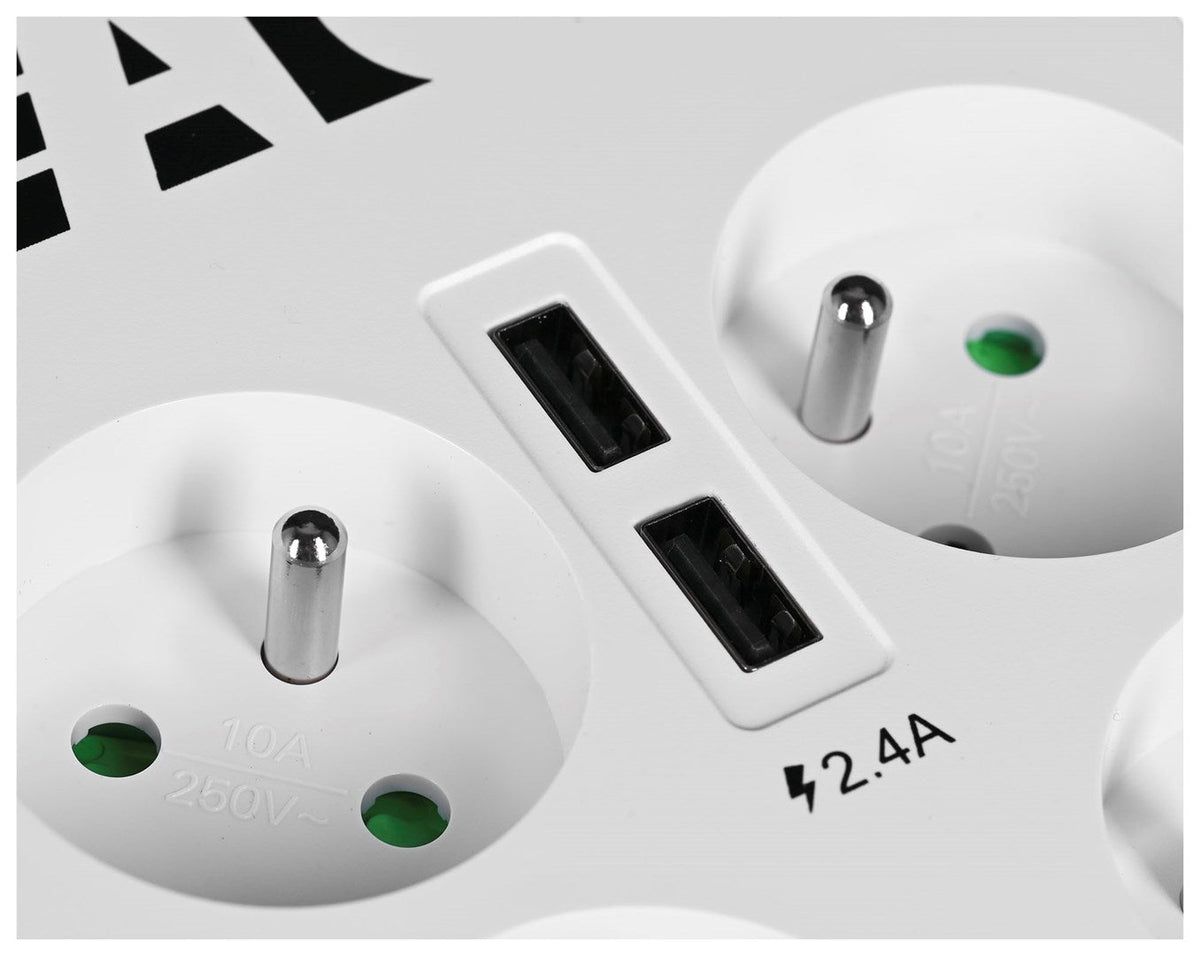 Eaton Protection Box 6 USB Surge Protector FR