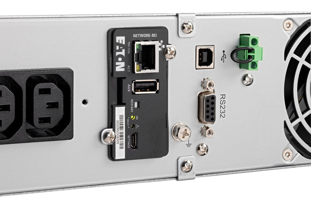 Eaton 9E1000IR Uninterruptible Power Supply (UPS) Double-Conversion (Online) 1 kVA 900 W 4 AC Outlets