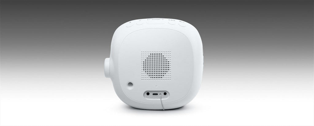 Muse Light ML-198 CR Radio Alarm Clock  White