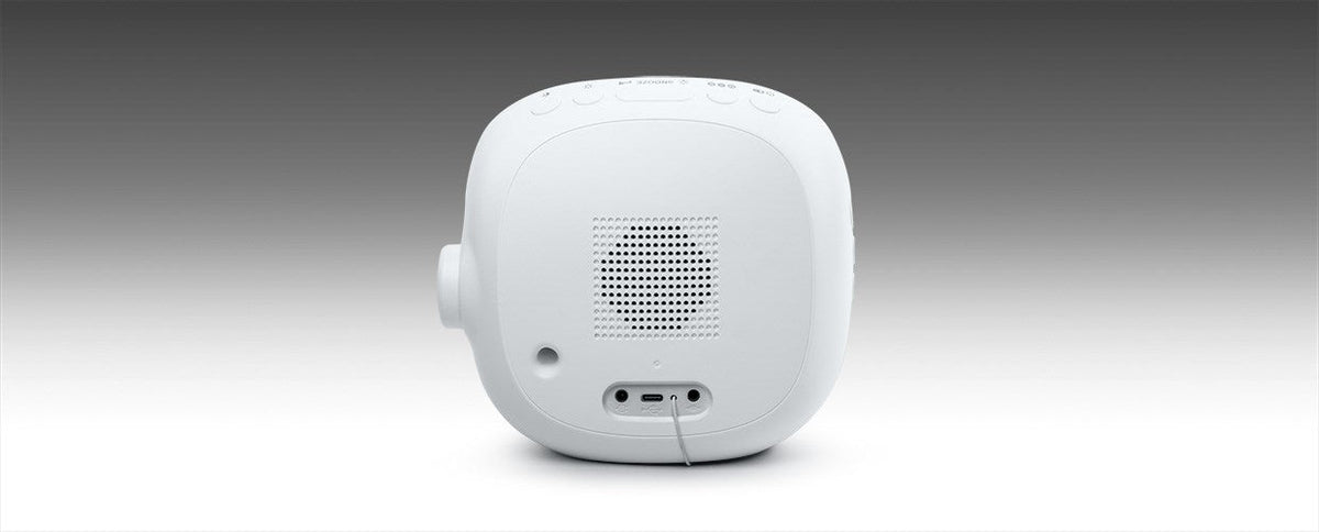 Muse Light ML-198 CR Radio Alarm Clock  White