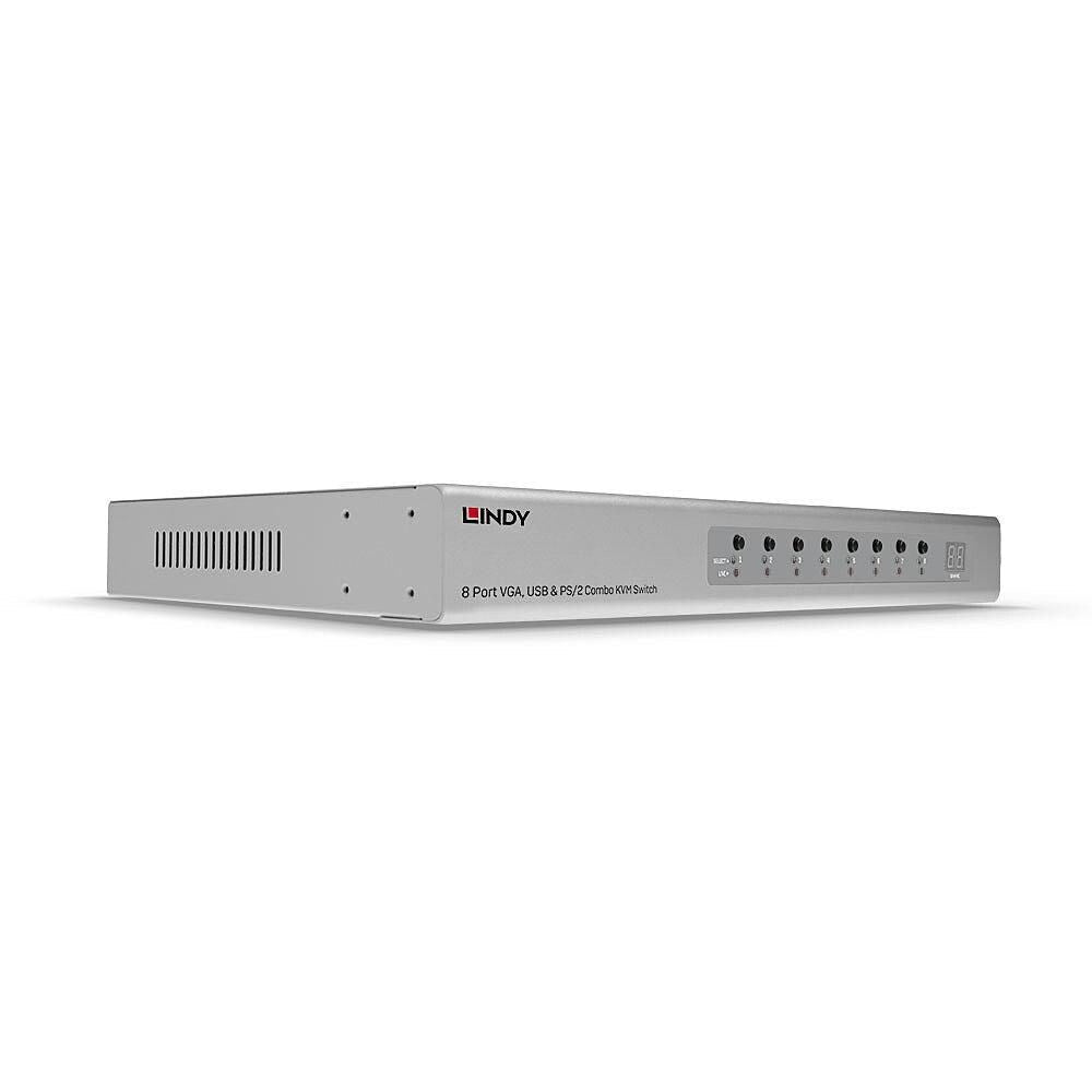 Lindy KVM Switch - 8 x KVM Ports - Rack Mountable