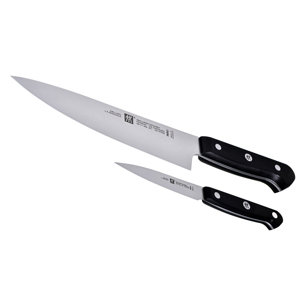 ZWILLING Kitchen Knife Set 2 Pieces Stainless Steel Black Handle