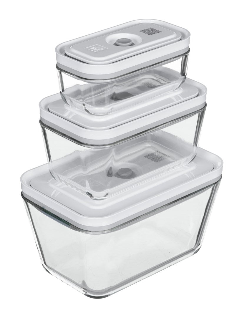 ZWILLING FRESH & SAVE Rectangular Box grey - Transparent 3 pieces (36803-003-0)