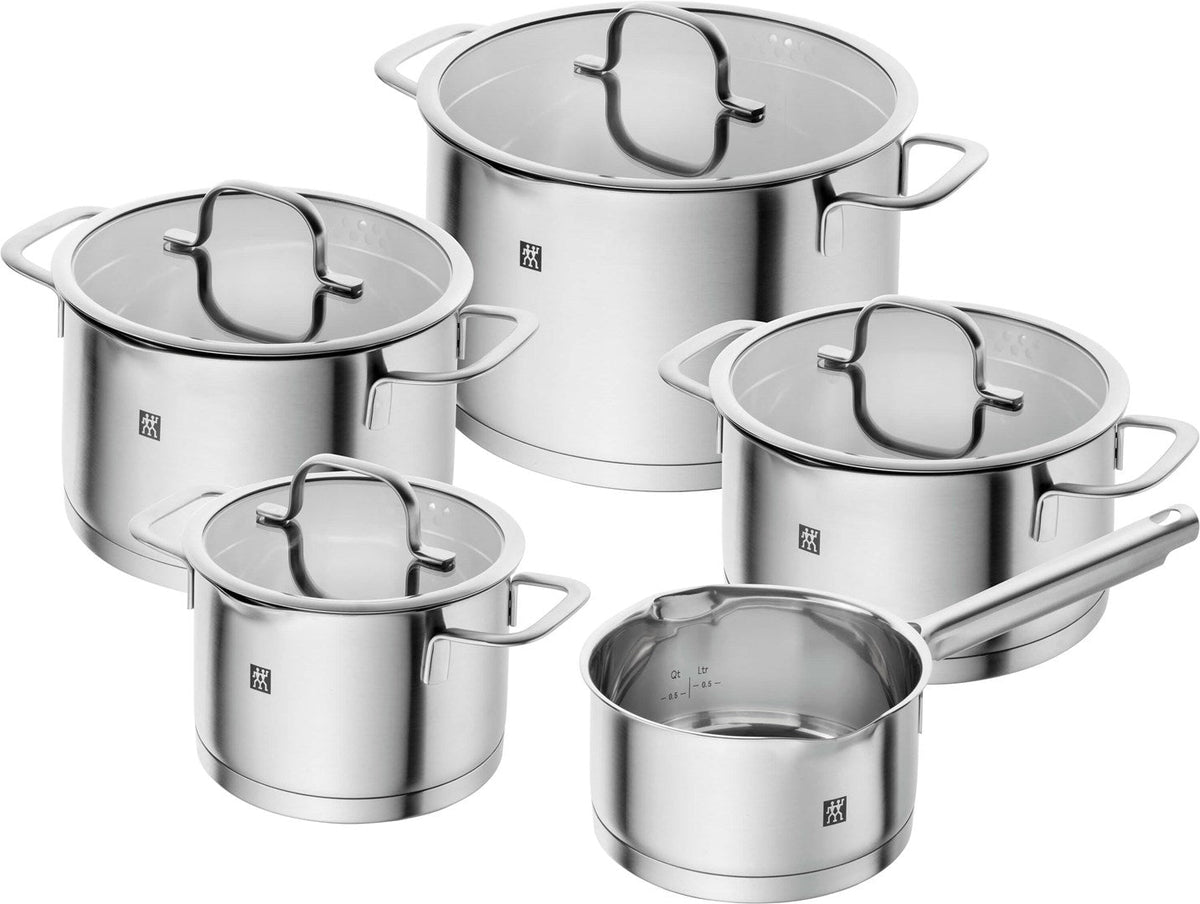 ZWILLING TrueFlow Round Pot Set Silver Stainless Steel 66920-005-0