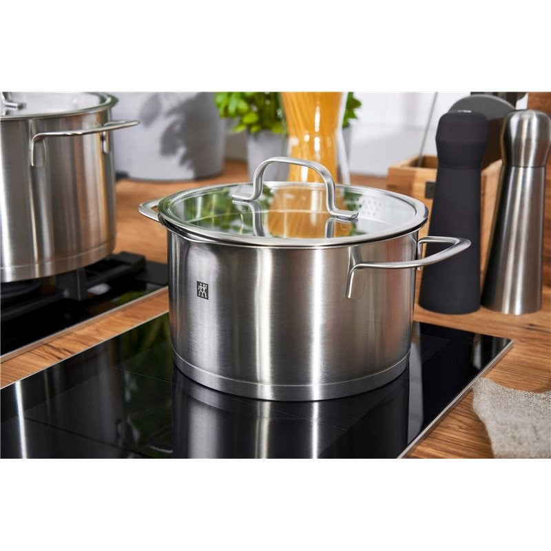 ZWILLING TrueFlow Round Pot Set Silver Stainless Steel 66920-005-0