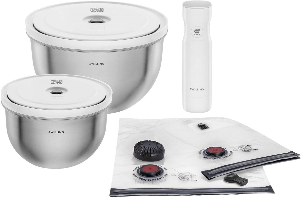 Zwilling Fresh&Save 9-Piece Vacuum Bowl Set - Stainless Steel