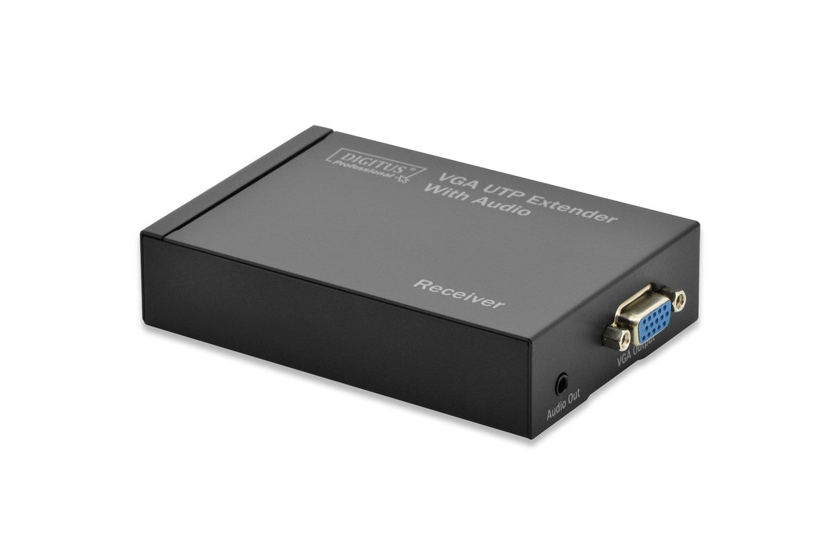 DIGITUS VGA-UTP Extender Set - Cat.5 - 300 m Range - Transmitter & Receiver - DS-53400