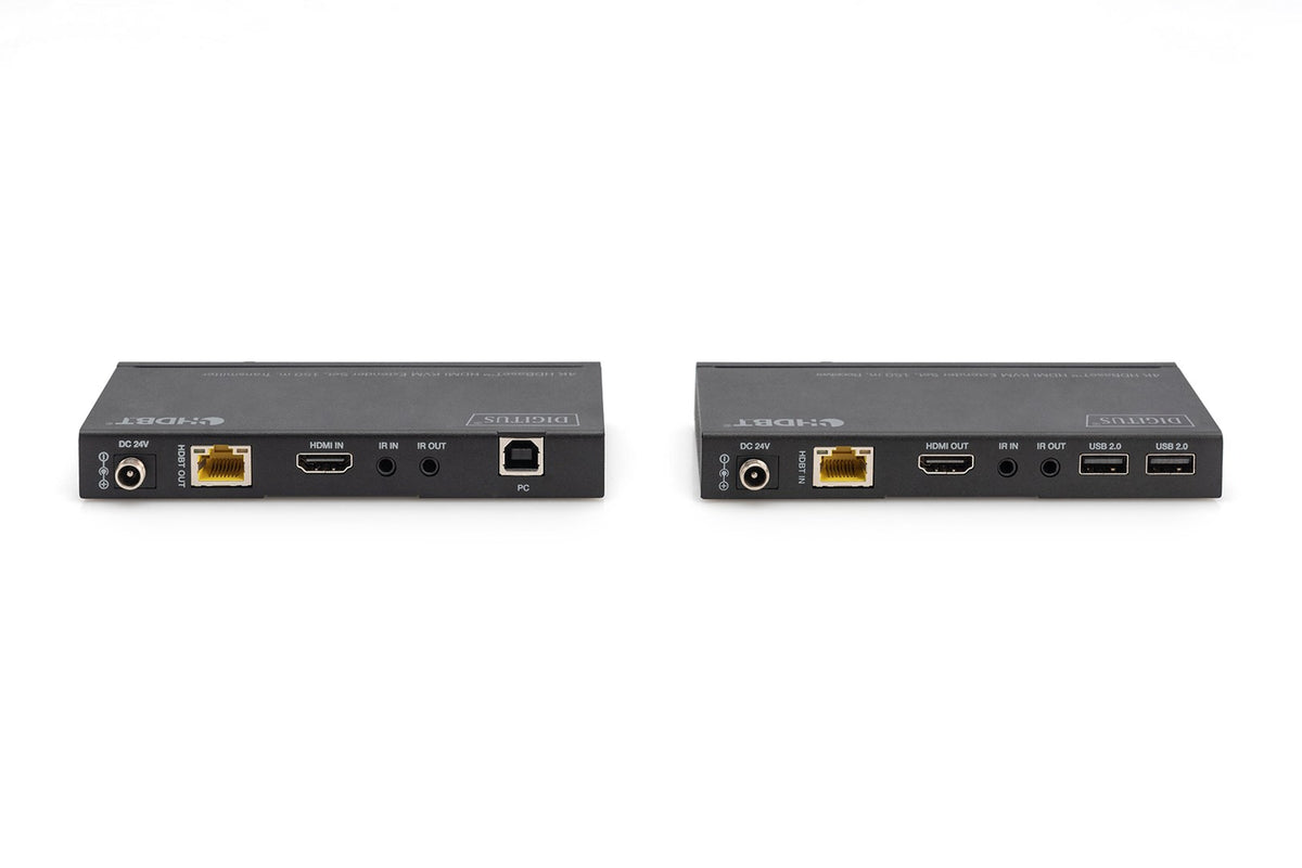 Digitus 4K HDBaseT HDMI KVM Extender Set - 150 m - Wired - DS-55526 Cat6a Cat.7 Cat8