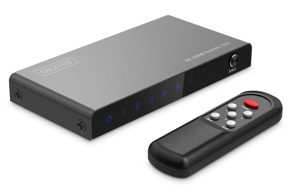 DIGITUS 4K HDMI Switch 3x1 Black | Model DS-55331