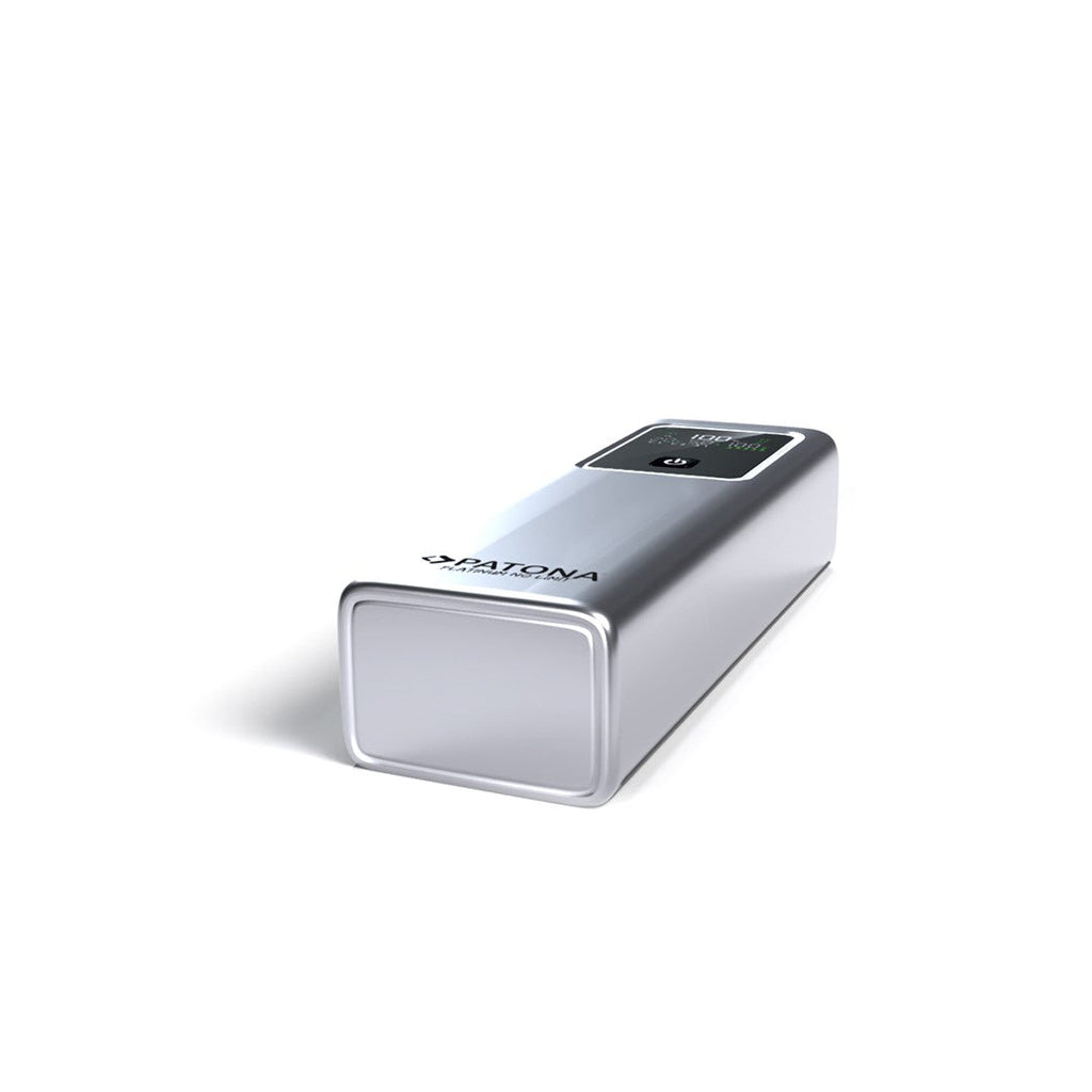 PATONA Platinum Powerbank Luxury One PD100 20000mAh PD 100W USB-C + USB-A Silver Black