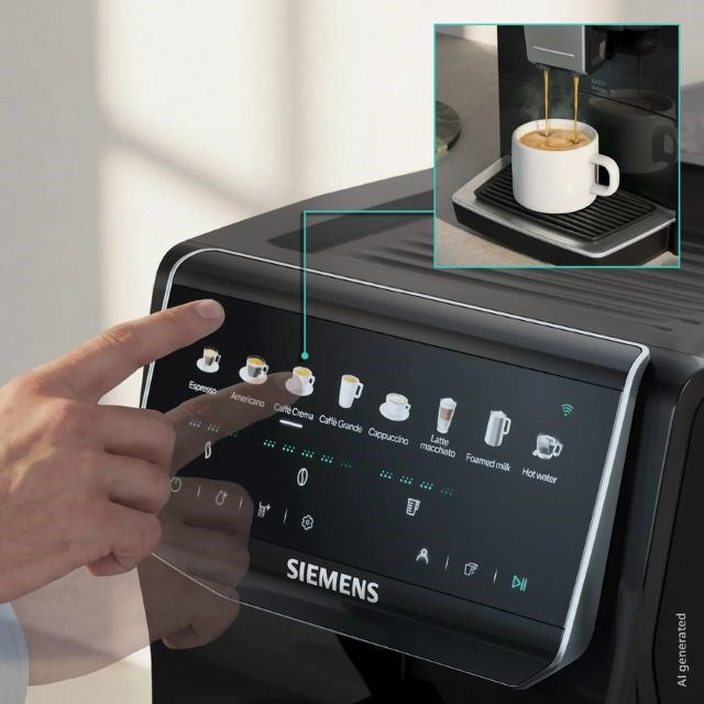 Siemens Fully Automatic Espresso Machine 1500 W 1.8 L 15 Bar TP553E07