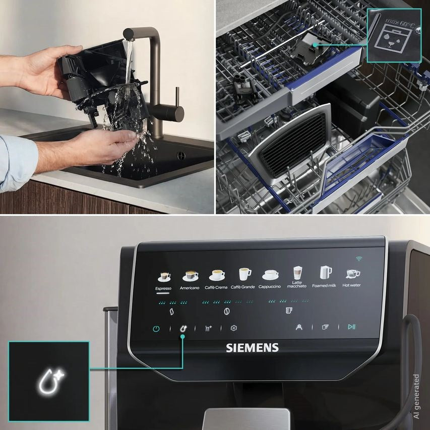 Siemens Fully Automatic Espresso Machine 1500 W 1.8 L 15 Bar TP553E07