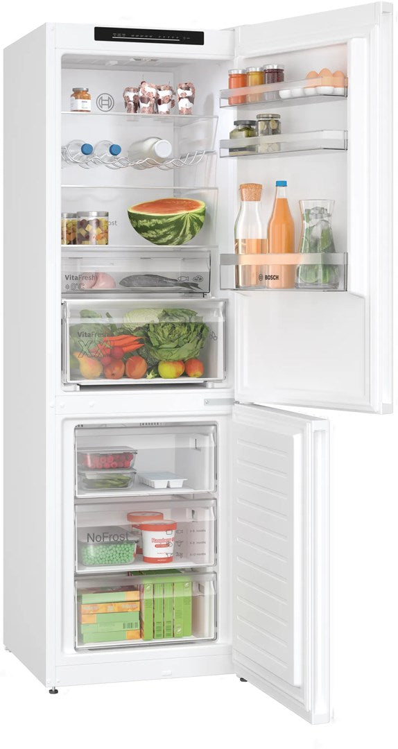 Bosch Serie 4 KGN362WDF Fridge-Freezer 321 L D White
