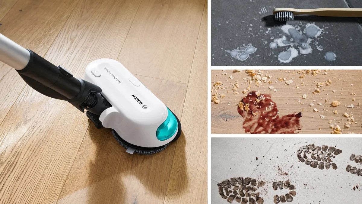 BOSCH Cordless 2-in-1 Vacuum Cleaner 40min 3Ah White Black BCS71HYG1