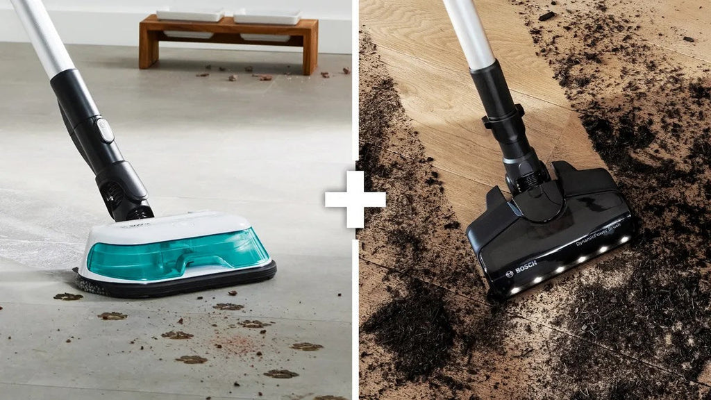 BOSCH Cordless 2-in-1 Vacuum Cleaner 40min 3Ah White Black BCS71HYG1