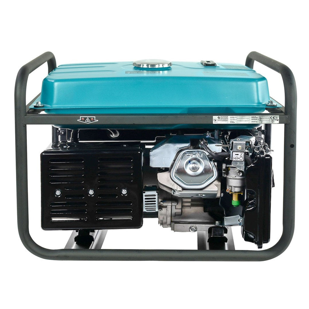 Könner & Söhnen KS 7000E engine-generator 5000 W 25 L Petrol Black  Teal