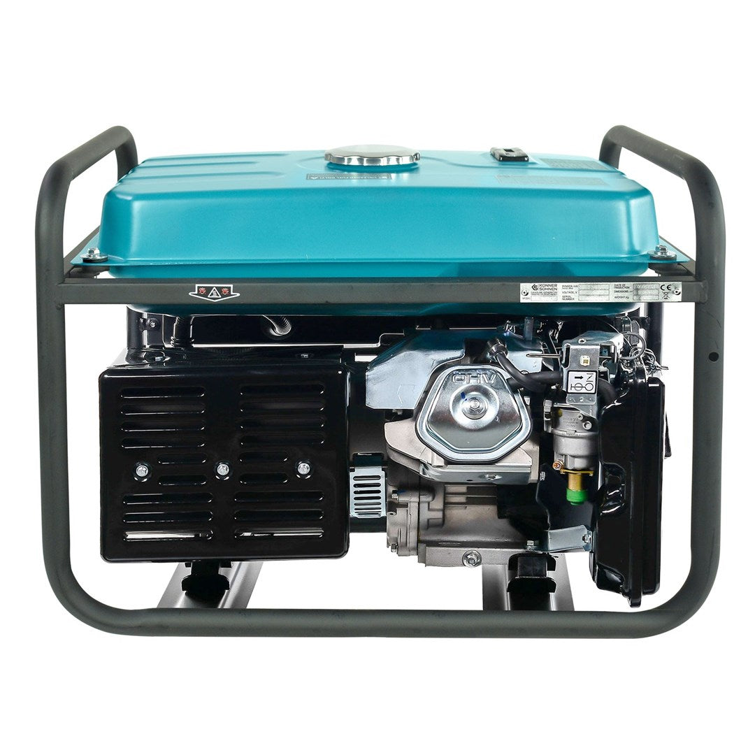 Könner & Söhnen KS 7000E engine-generator 5000 W 25 L Petrol Black  Teal