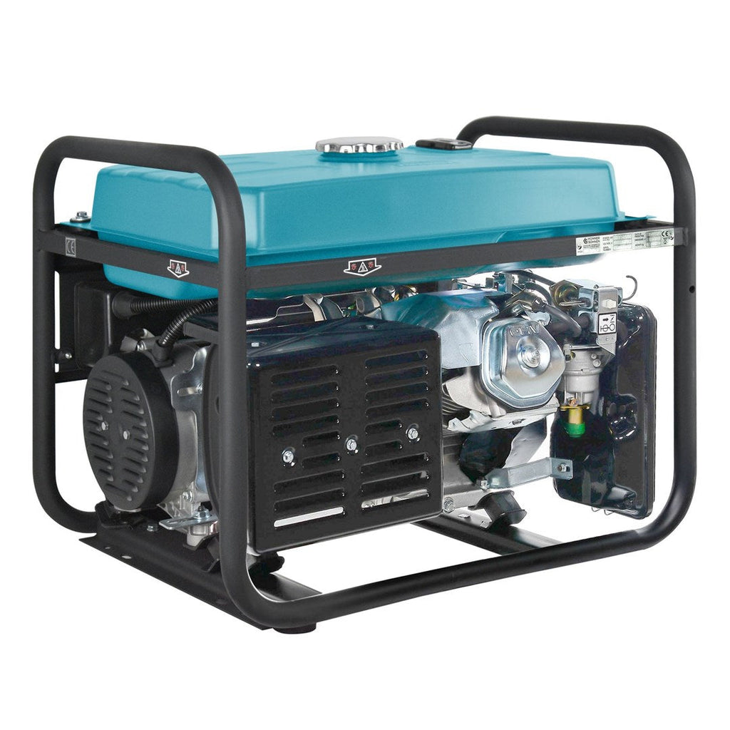 Könner & Söhnen KS 7000E engine-generator 5000 W 25 L Petrol Black  Teal