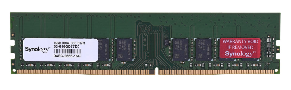 Synology DDR4 Memory Module 16 GB DIMM 288-PIN 1333 MHz PC4-21300 ECC for Synology SA3200, RackStation RS1619, RS2418, RS2818, RS3618, UC3200 (D4EC-2666-16 G)