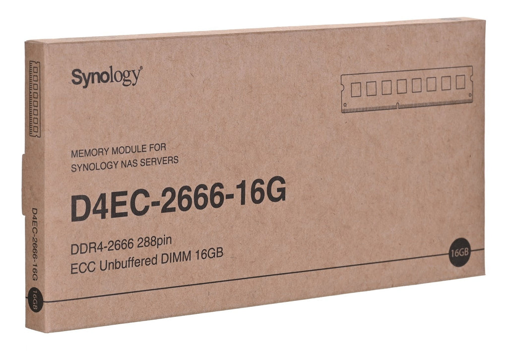 Synology DDR4 Memory Module 16 GB DIMM 288-PIN 1333 MHz PC4-21300 ECC for Synology SA3200, RackStation RS1619, RS2418, RS2818, RS3618, UC3200 (D4EC-2666-16 G)