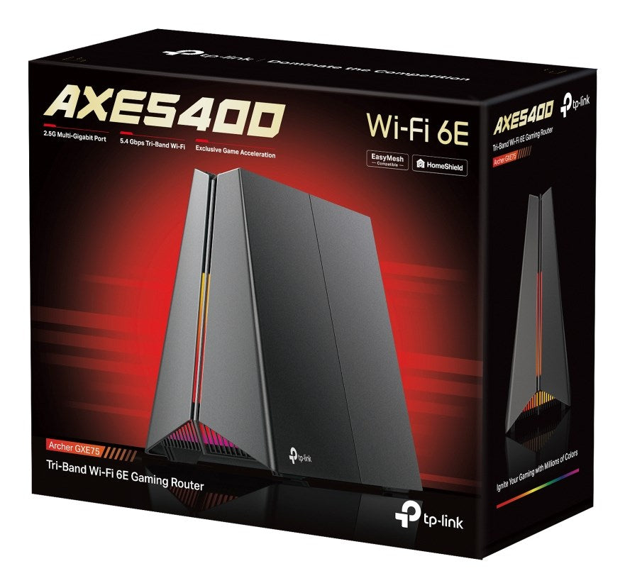 TP-Link Archer GXE75 Wireless Router Tri-band 2.5 Gigabit Ethernet