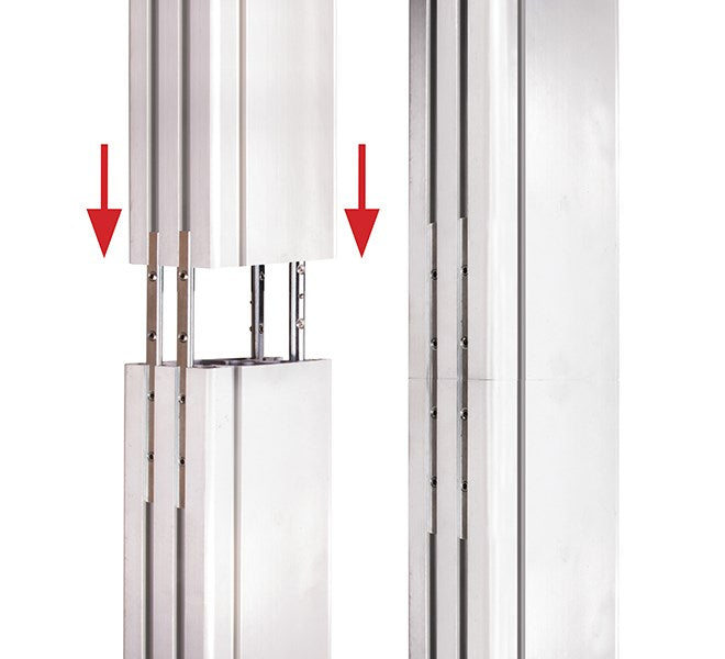 B-tech Bracket - Vertical 60 cm Support Column BT8380-060/B