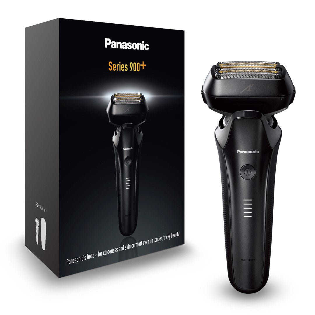 Panasonic ES-LS6A Series 900+ Premium Wet/Dry Shaver, Black, 6-Blade Shaving Head (ES-LS6A)