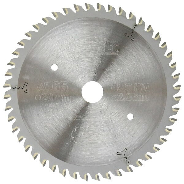 DeWALT Circular Saw Blade 165 mm 48 Teeth 20 mm Bore 531086